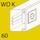 WDK csatorna, csatornamélység 60 mm