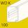 WDK csatorna, csatornamélység 100 mm