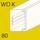 WDK csatorna, csatornamélység 80 mm