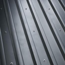 Trapézlemez fedésű tető