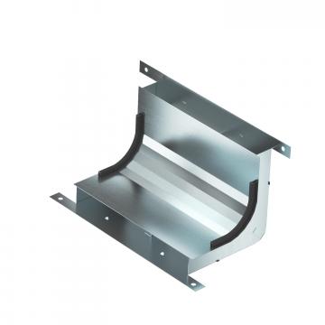 Függőleges sarokelem, kétrekeszes, 28 mm magas