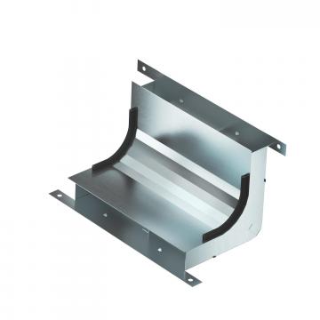 Függőleges sarokelem, 2-rekeszes, csatornamagasság 38 mm