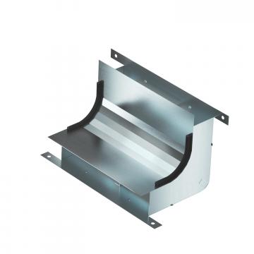 Függőleges sarokelem, 2-rekeszes, 58 mm magas