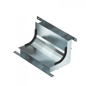 Függőleges sarokelem, háromrekeszes, 38 mm magas