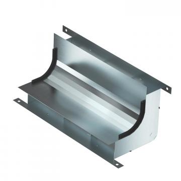 Függőleges sarokelem, háromrekeszes, 48 mm magas