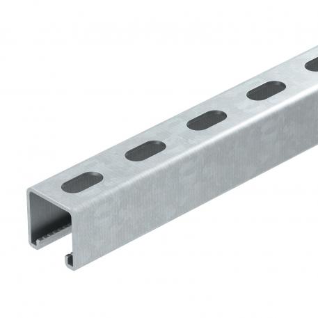 Szerelősín MS4141, résméret 22 mm, FT, perforált  1000 | 41 | 41 | 2,5 | merítetten tűzihorganyzott