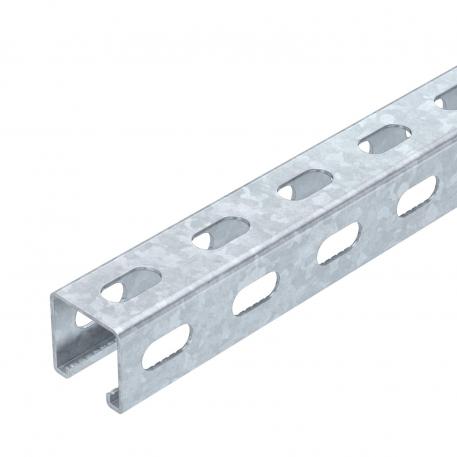 Szerelősín MS4141, résszélesség 22mm, FT, oldalsó perforáció