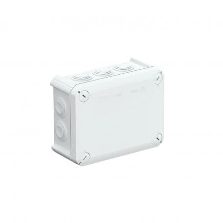 Leágazódoboz T 100, bevezető nyílásokkal 136x102x57 | 10 | IP66 | hófehér; RAL 9010