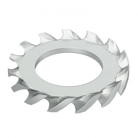 Fogazott alátét, DIN 6798, G 15 | 8,4 | 2,4 | M8