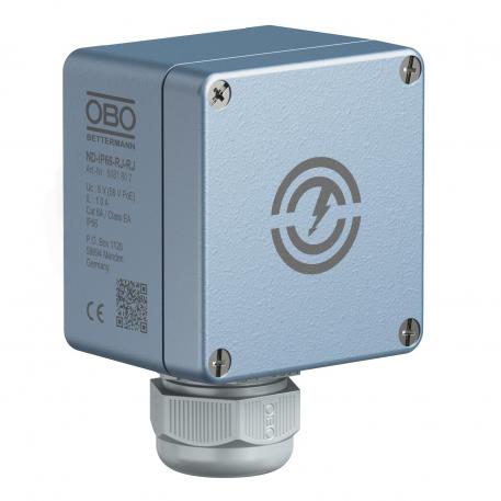 Überspannungsschutz für Hochgeschwindigkeitsnetzwerke bis 10 GBit (Klasse EA/CAT6A) 8 | Kombischutz, 8 Adern + Schirm |  | 58 | RJ45 8(8)