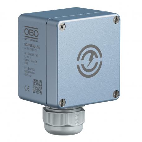 Überspannungsschutz für Hochgeschwindigkeitsnetzwerke bis 10 GBit (Klasse EA/CAT6A) 8 | Kombischutz, 8 Adern + Schirm |  | 58 | RJ45 8(8)