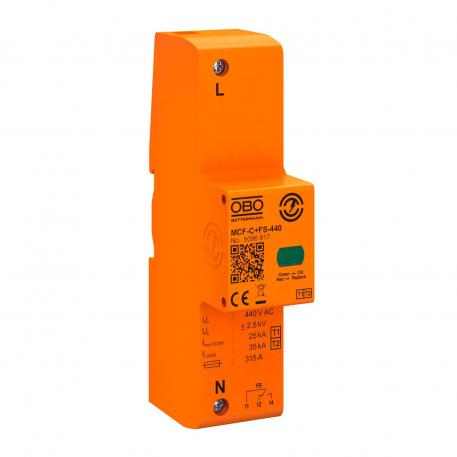 Lightning current arrester MCF-C 1 | 25 | igen | 440 | IP20
