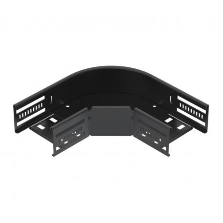 90° bend 60, black 100 | acél | PES135 - Polyester | fekete; RAL 9005