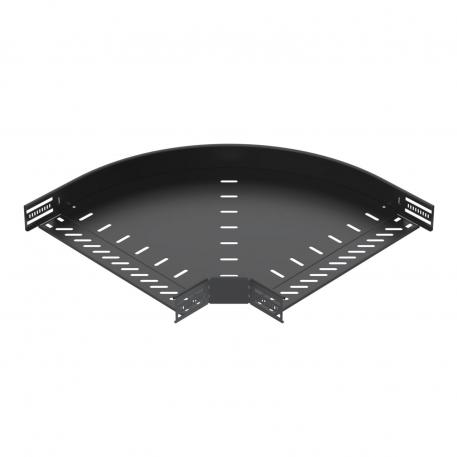 90° bend 60, black 400 | acél | PES135 - Polyester | fekete; RAL 9005