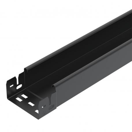 Cable tray MKS-Magic® 60, unperforated, black 3050 | 100 | 60 | 1 | nem | fekete; RAL 9005 | acél | PES135 - Polyester