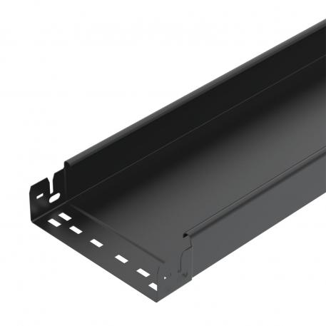 Cable tray MKS-Magic® 60, unperforated, black 3050 | 200 | 60 | 1 | nem | fekete; RAL 9005 | acél | PES135 - Polyester