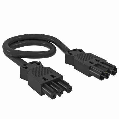 Összekötő vezeték 3 eres, halogénmentes, 2,5 mm² keresztmetszet, fekete