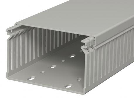 Vezetékrendező csatorna, LK4 60100 típus 2000 | 100 | 60 | Fenékperforálás | kőszürke; RAL 7030