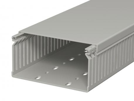 Vezetékrendező csatorna, LK4 60120 típus 2000 | 120 | 60 | Fenékperforálás | kőszürke; RAL 7030