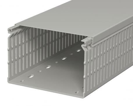 Vezetékrendező csatorna, LK4 N 80120 típus 2000 | 120 | 80 | Fenékperforálás | kőszürke; RAL 7030