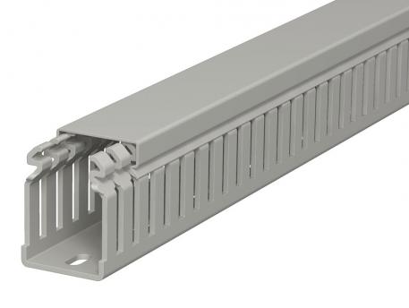 Vezetékrendező csatorna, LKV 50037 típus 2000 | 37,5 | 50 | Fenékperforálás | kőszürke; RAL 7030