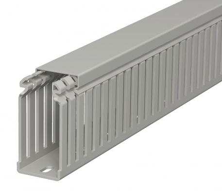 Vezetékrendező csatorna, LKV 75037 típus 2000 | 37,5 | 75 | Fenékperforálás | kőszürke; RAL 7030