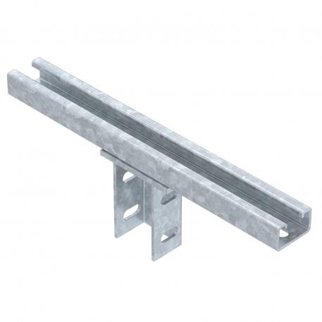 Head plate with welded-on MS5030 profile rail, FT 400 | 50 | 135