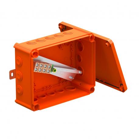 FireBox T250 membrános kábelbevezetővel, egyes kapcsokkal 225x173x86 |  | IP66 | narancs; RAL 2003