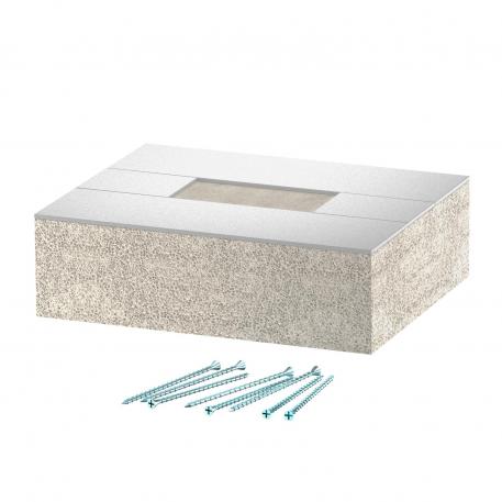 Végelem a PYROLINE® Con D tűzvédelmi csatornához  BSKD09-K0506 140 | 113 | szürke