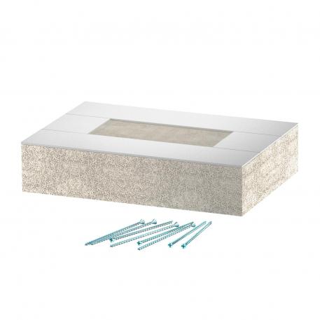 Végelem a PYROLINE® Con S tűzvédelmi csatornához BSKH09-K0511 190 | 133 | szürke