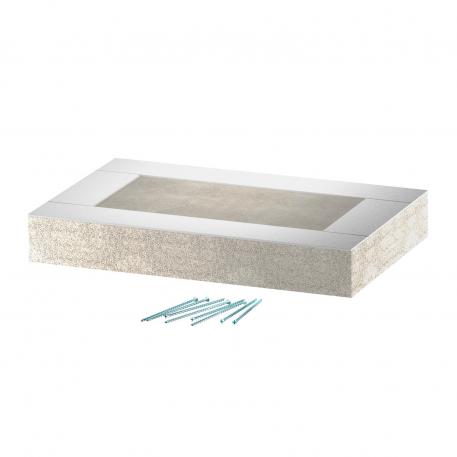 Végelem a PYROLINE® Con S tűzvédelmi csatornához BSKH09-K1021 290 | 188 | szürke